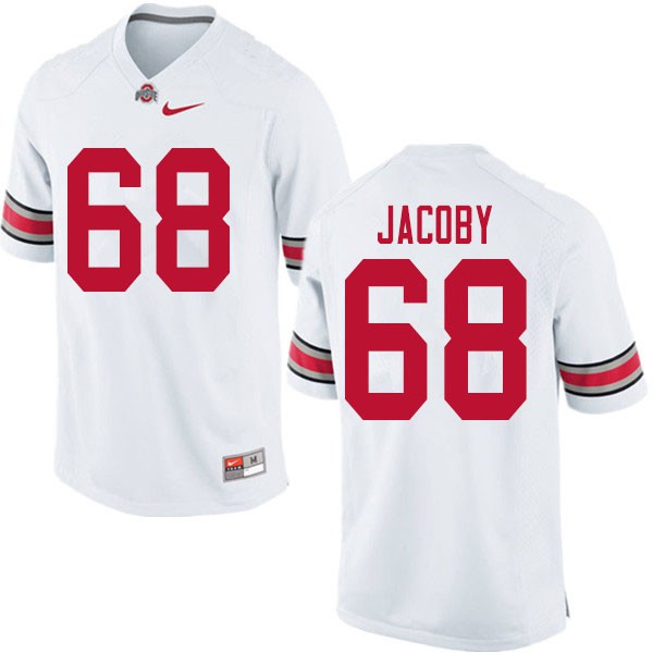 Ohio State Buckeyes #68 Ryan Jacoby Men Player Jersey White